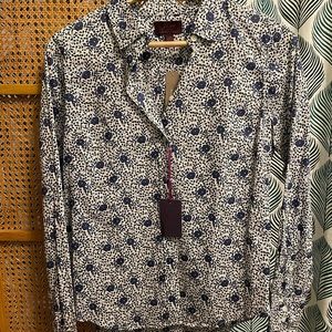 J. Crew Liberty Print Shirt size 10, NWT